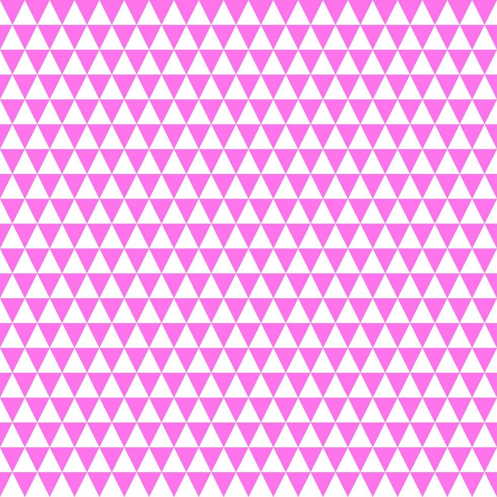 Geometric Triangle pattern on white isolate. Background pattern vector