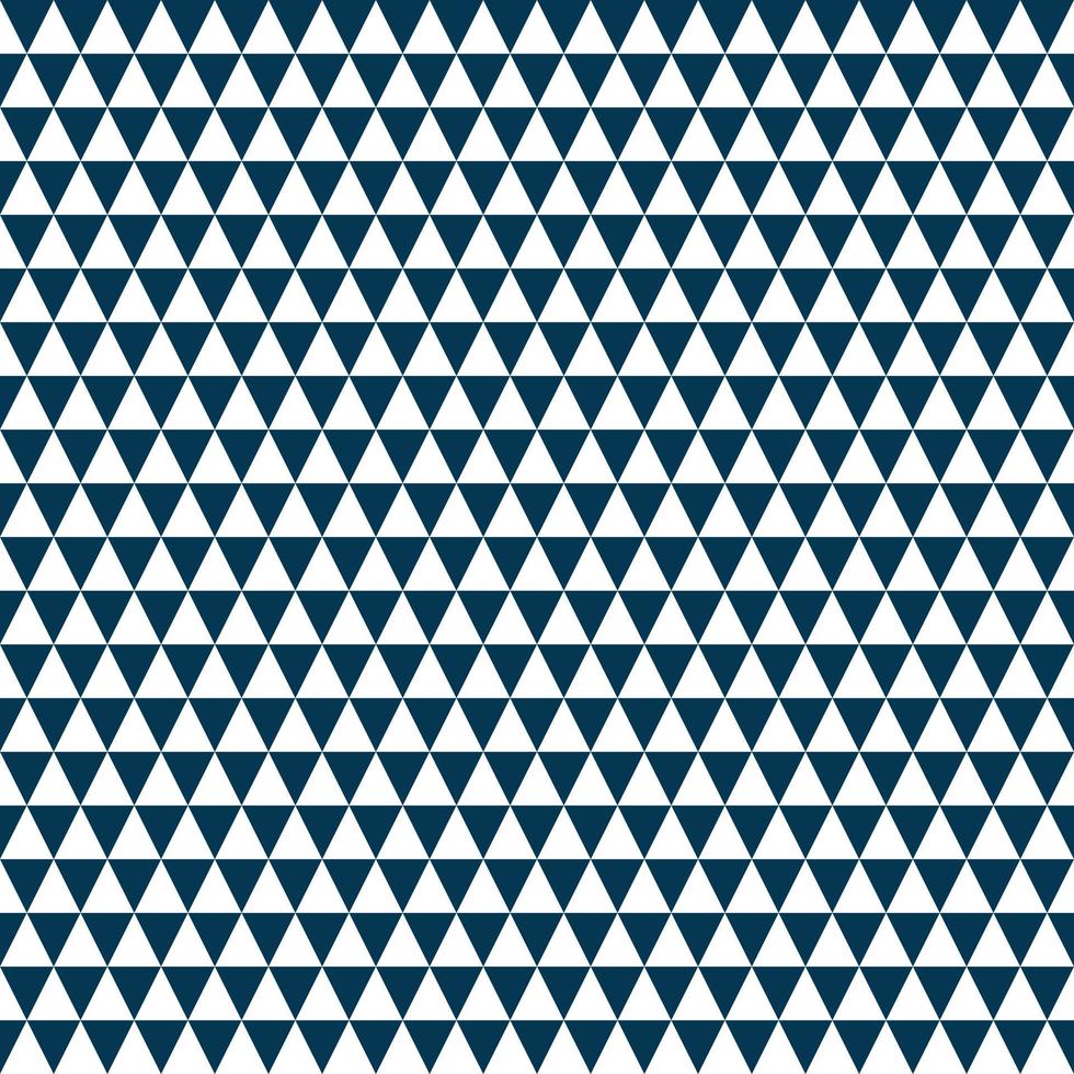 Geometric Triangle pattern on white isolate. Background pattern vector