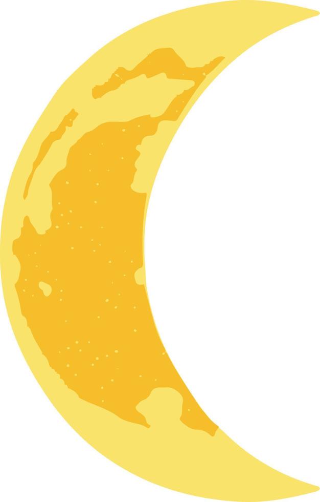 Moon phase illustration. vector