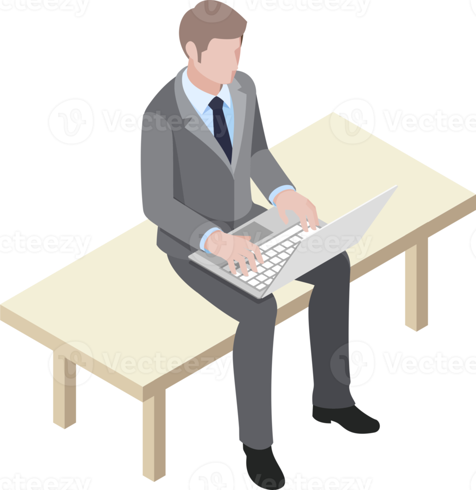 business people flat color png