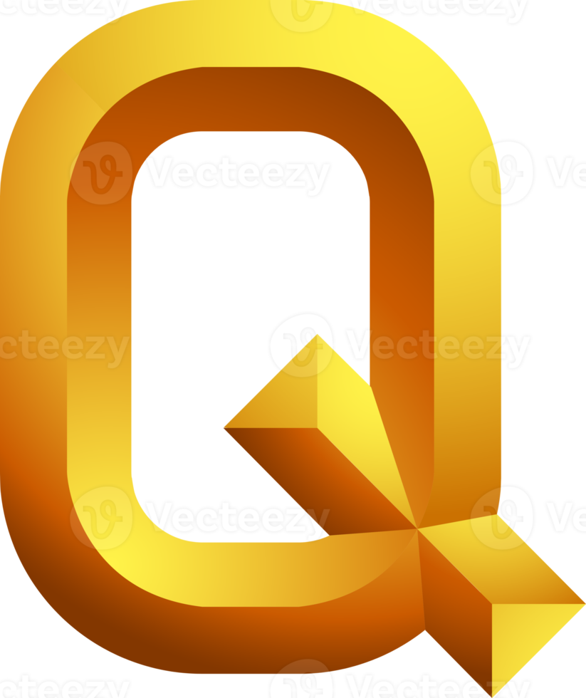 Alphabet gold colour png