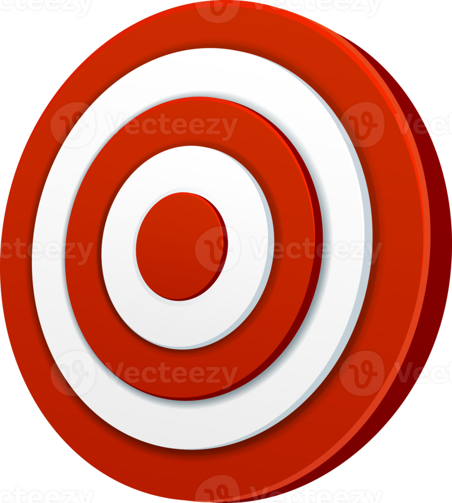 Bullseye darts symbol 18928755 PNG