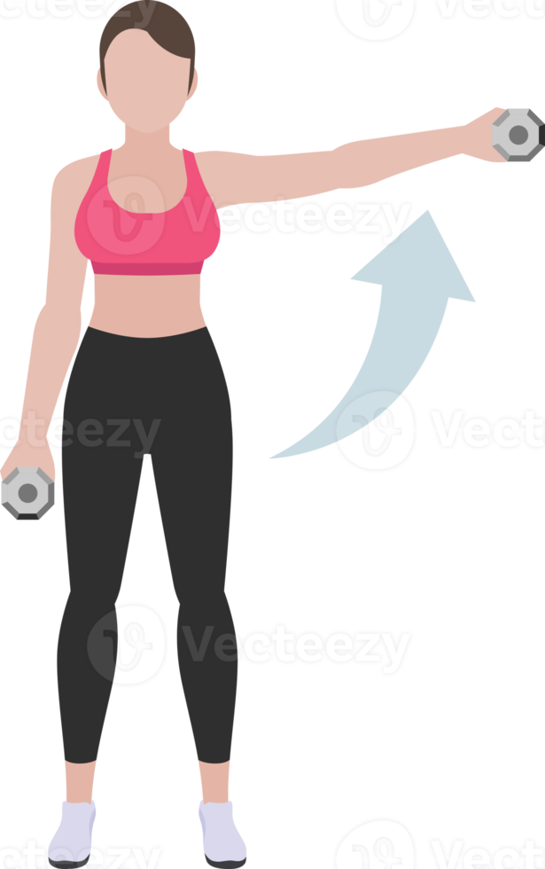 mujer entrenamiento fitness y ejercicios png