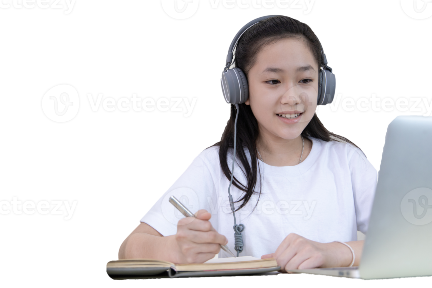Study online via laptop png