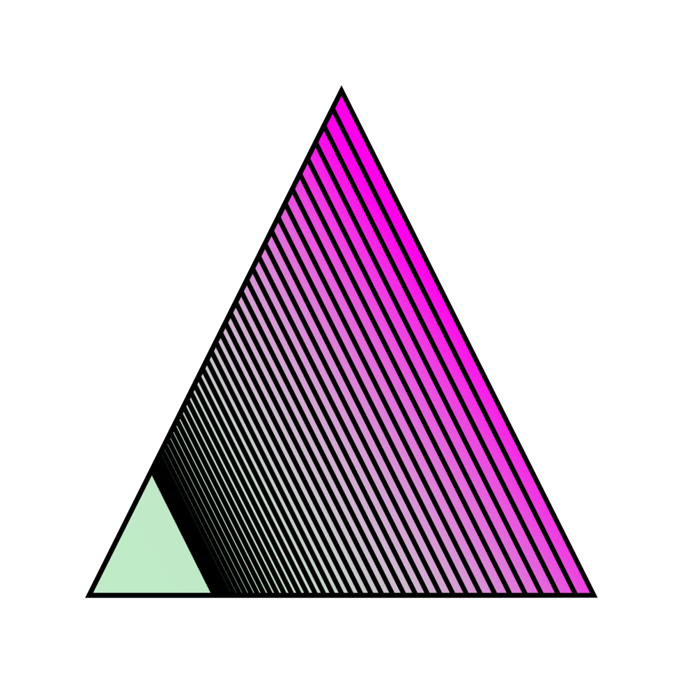 Triangle Gradient Layer png