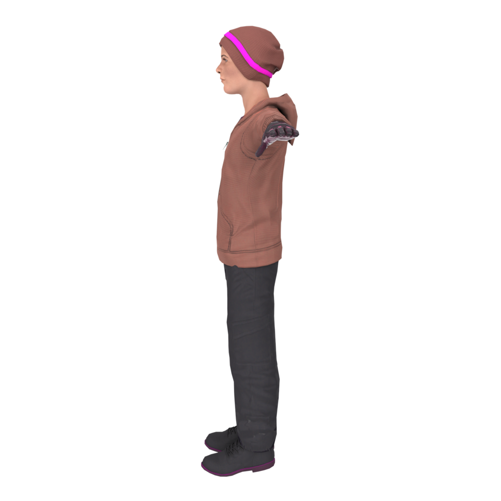 Cool boy isolated on transparent png