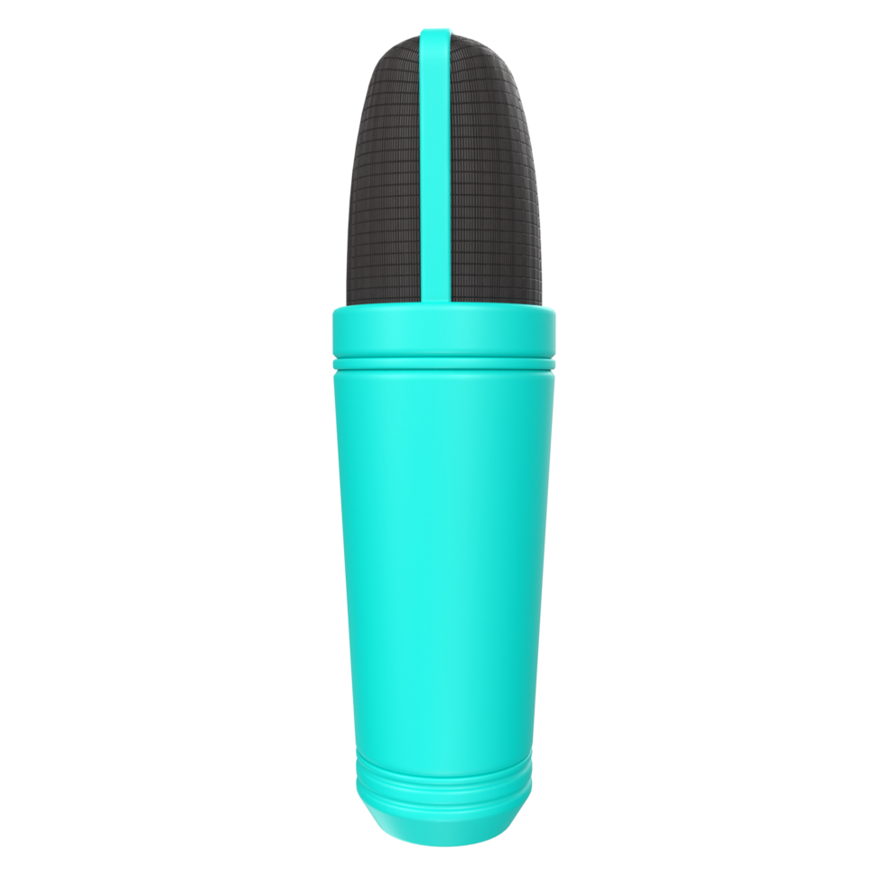 3D Rendering Of Microphone Object isolated png