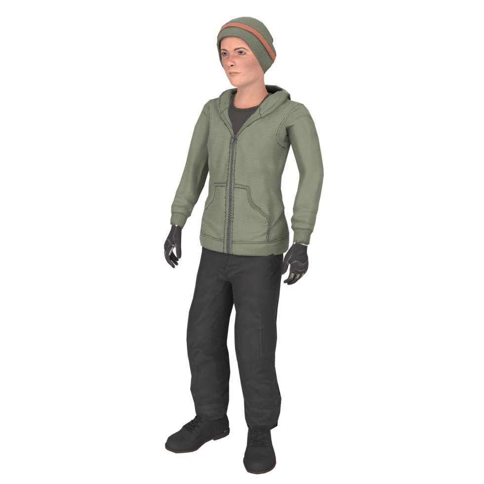 Cool boy isolated on transparent png