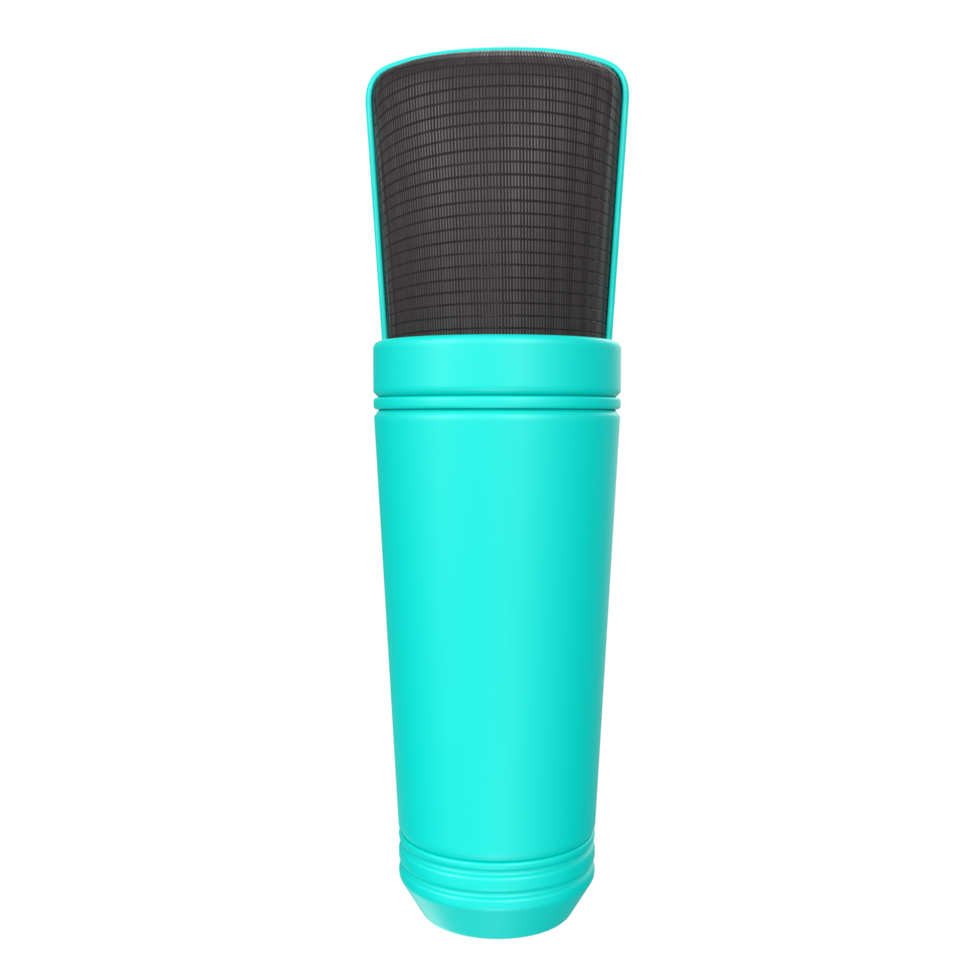 3D Rendering Of Microphone Object isolated png