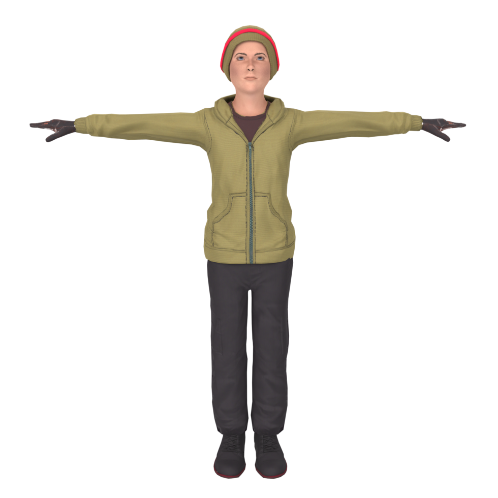 Cool boy isolated on transparent png