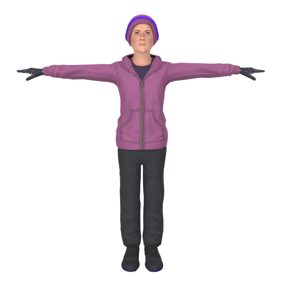 Cool boy isolated on transparent png