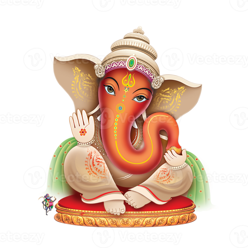 Free Lord ganesha illustration 18930001 PNG with Transparent Background