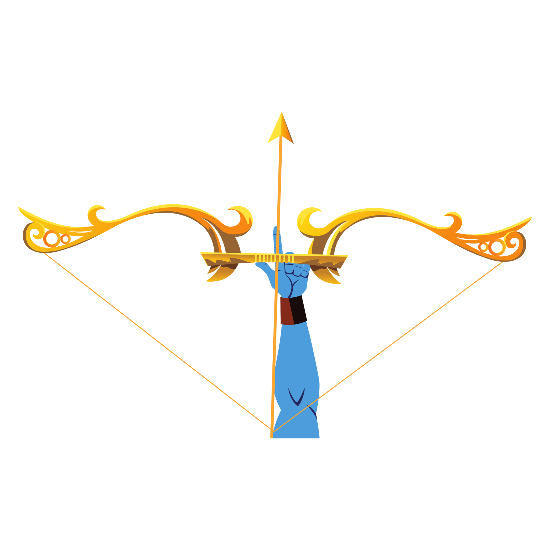 Shree Ram With His Bow And Arrow 18930080 PNG shree-ram-with-his-bow-and-arrow-18930080-png
