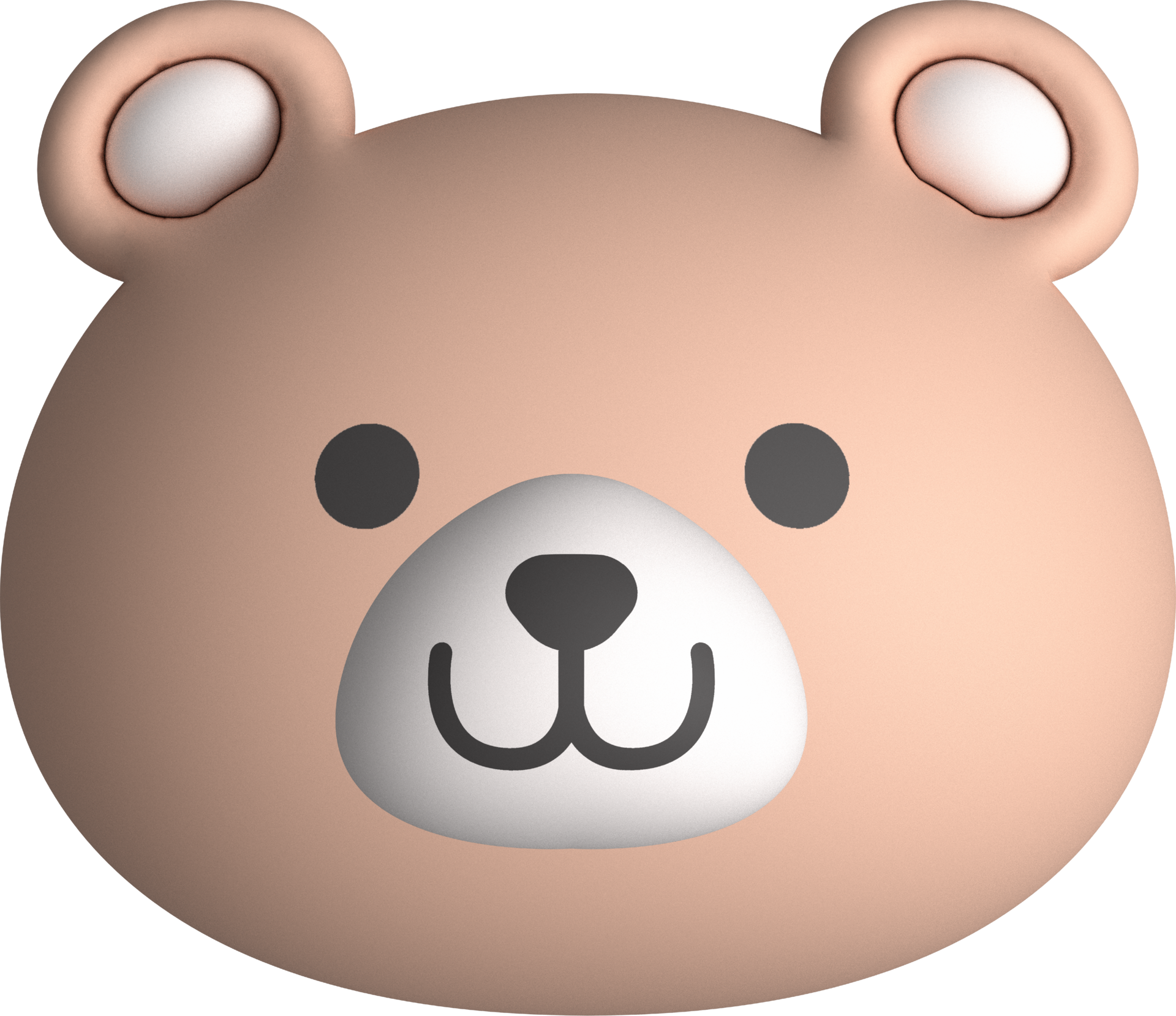 Free Bear face 3D, animal face cute emojis, stickers, emoticons. 18930126 PNG with Transparent Background Free Bear face 3D, animal face cute emojis, stickers, emoticons. 18930126 PNG with Transparent Background