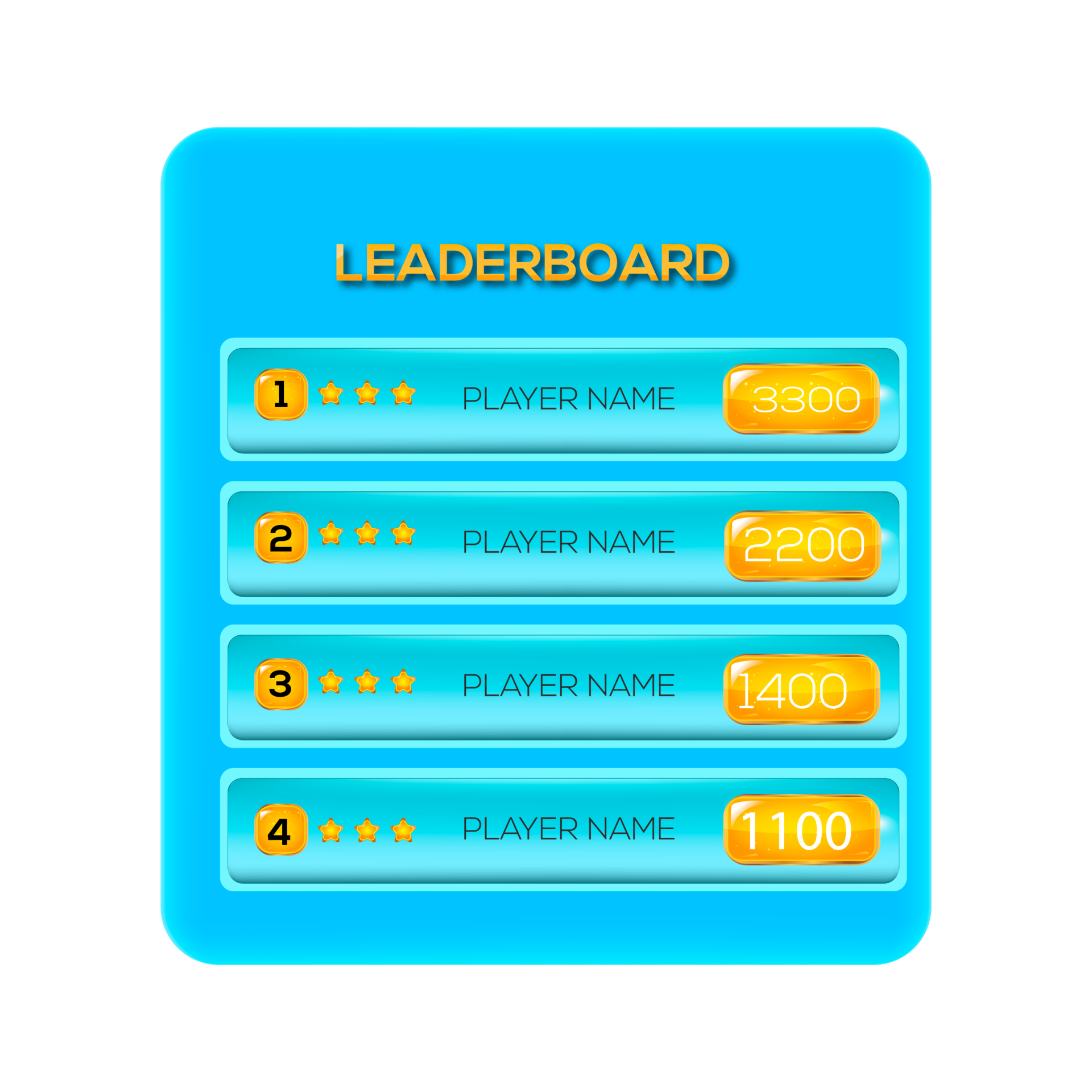 Leaderboard PNG Transparent Images Free Download