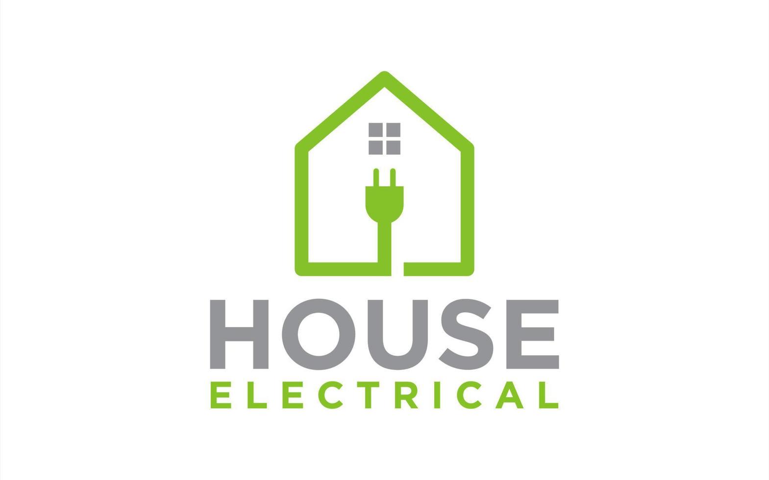 Electrical House Logo, Power Electric House Logo Template 18930224