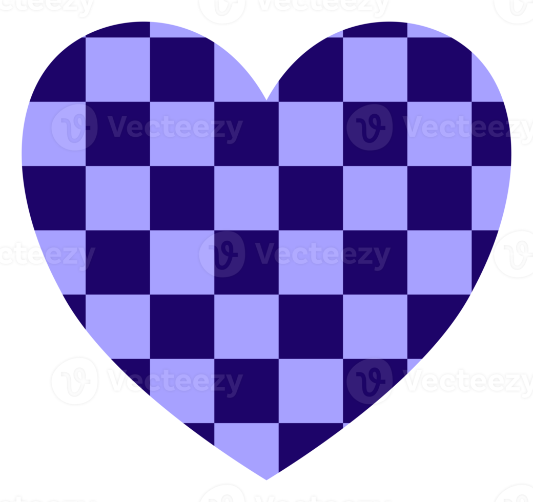 esthetiek schattig schaakbord hart vorm decoratie png