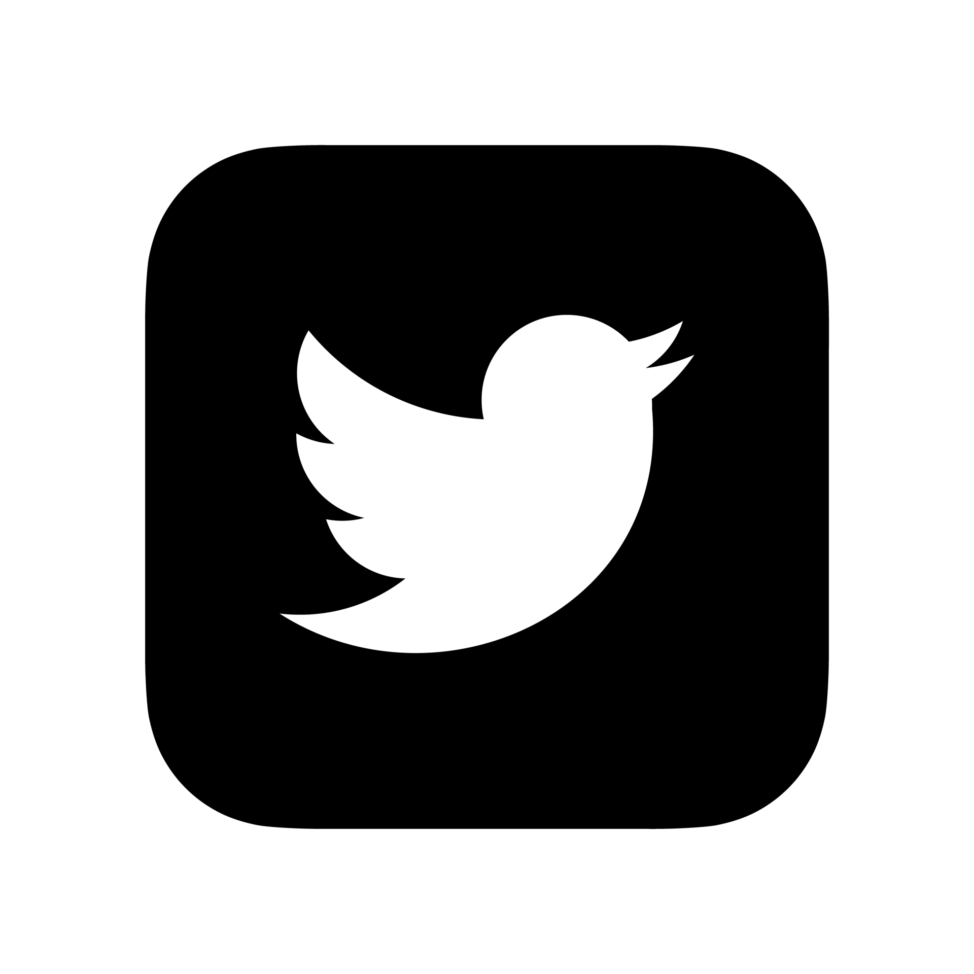 black and white twitter logo png