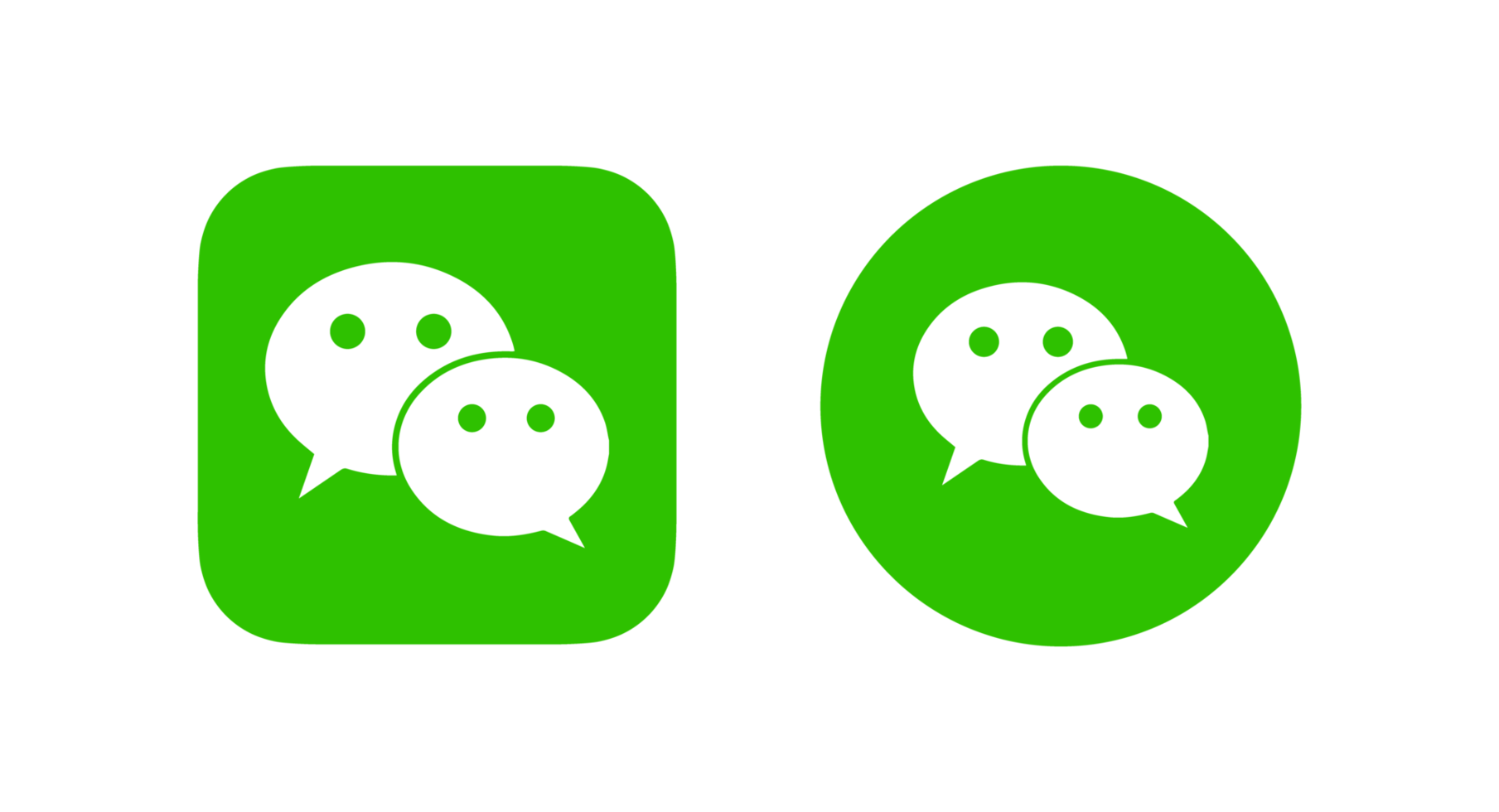 logo wechat png, icône wechat png transparent