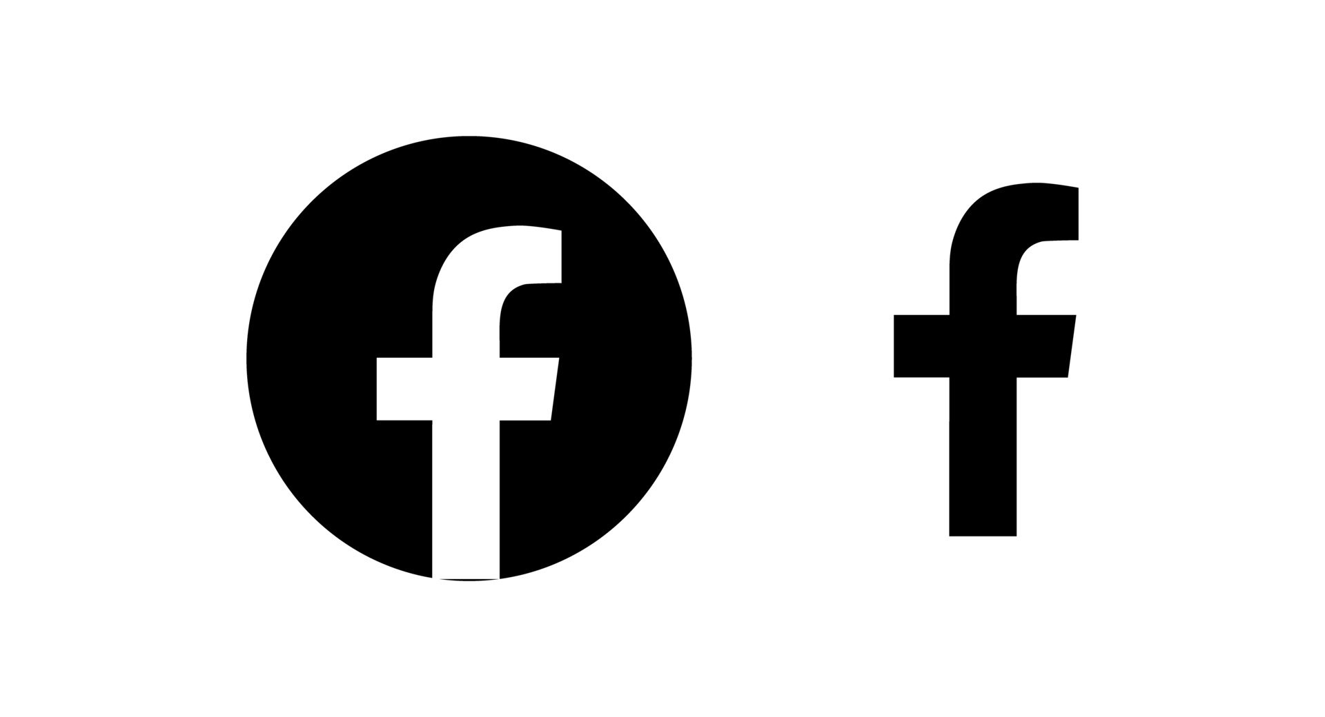 facebook logo black png