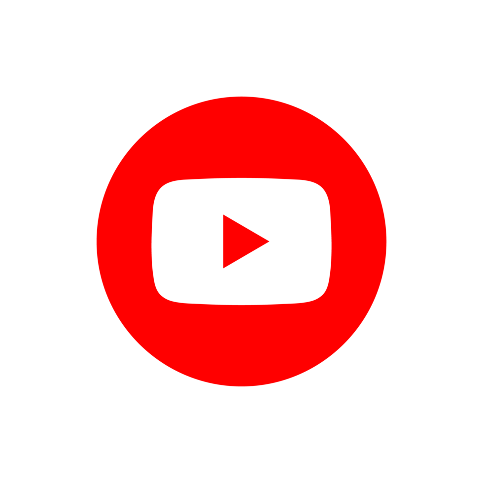 logotipo do youtube png, ícone do youtube transparente png