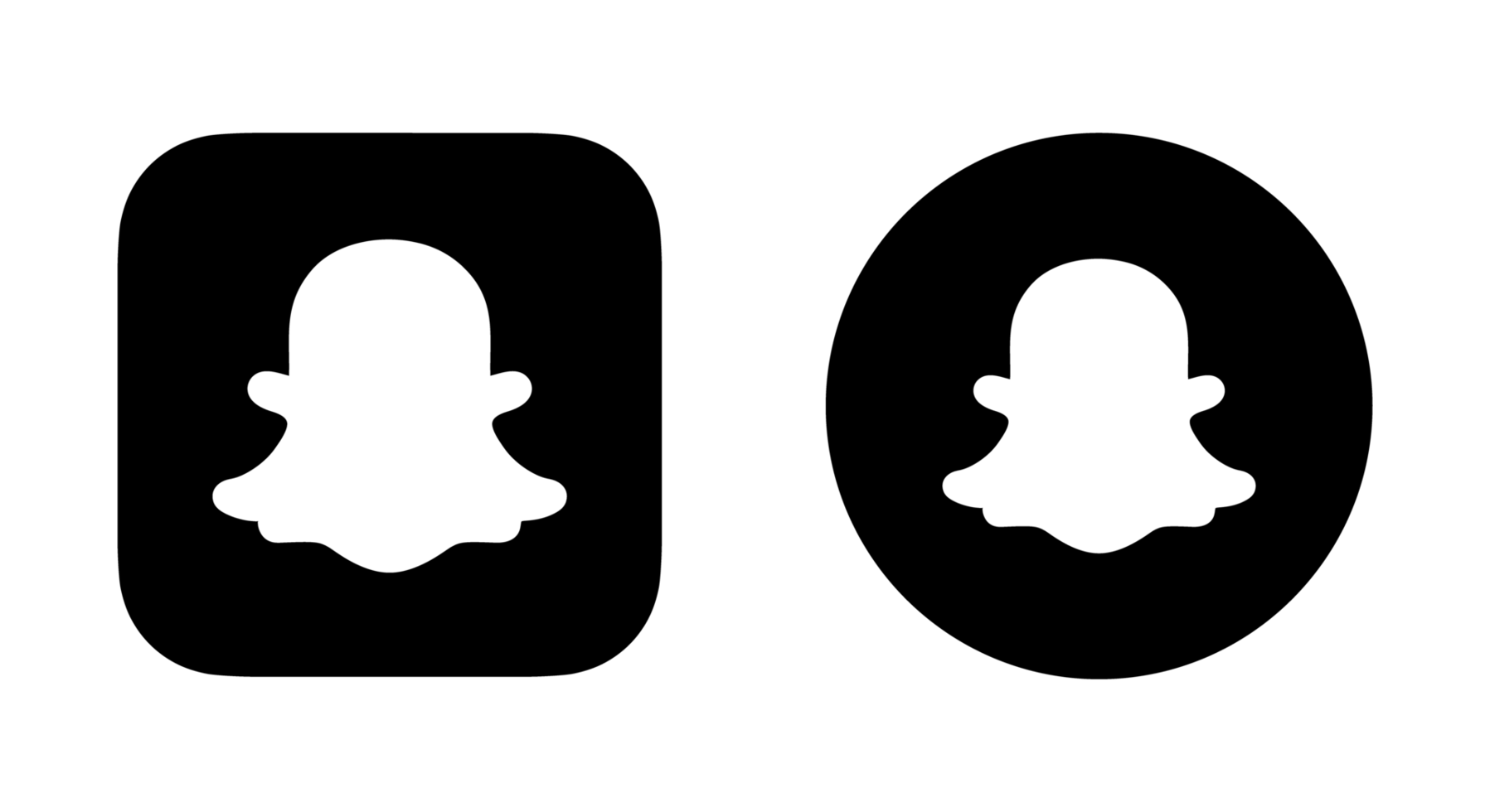 Snapchat logo png, Snapchat icon transparent png
