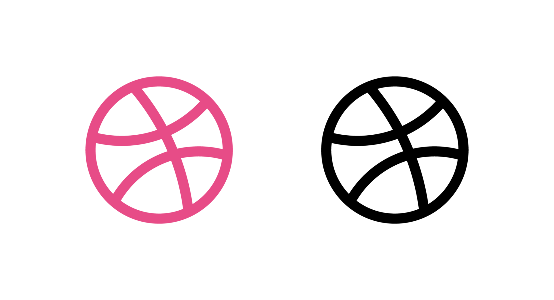 dribbla logotyp png, dribbble ikon transparent png