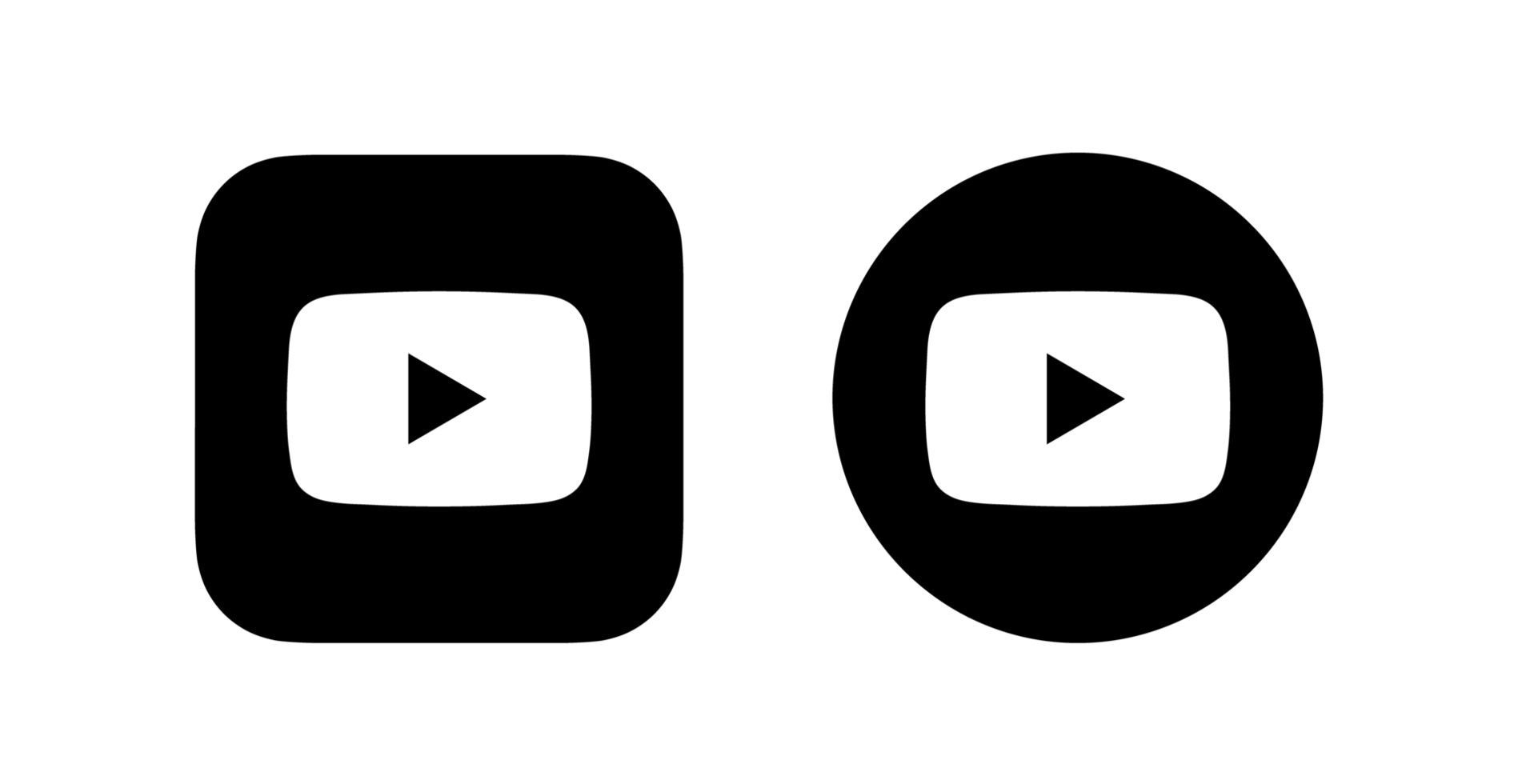 logotipo do youtube png, ícone do youtube transparente png