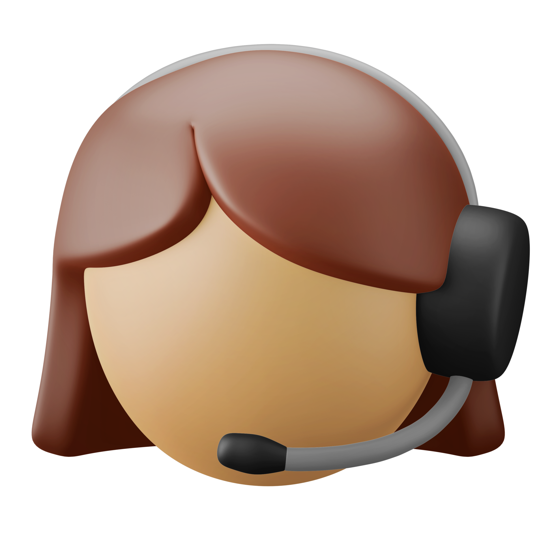 Woman Customer Support Call Center Symbol User Interface Theme 3d Icon woman-customer-support-call-center-symbol-user-interface-theme-3d-icon