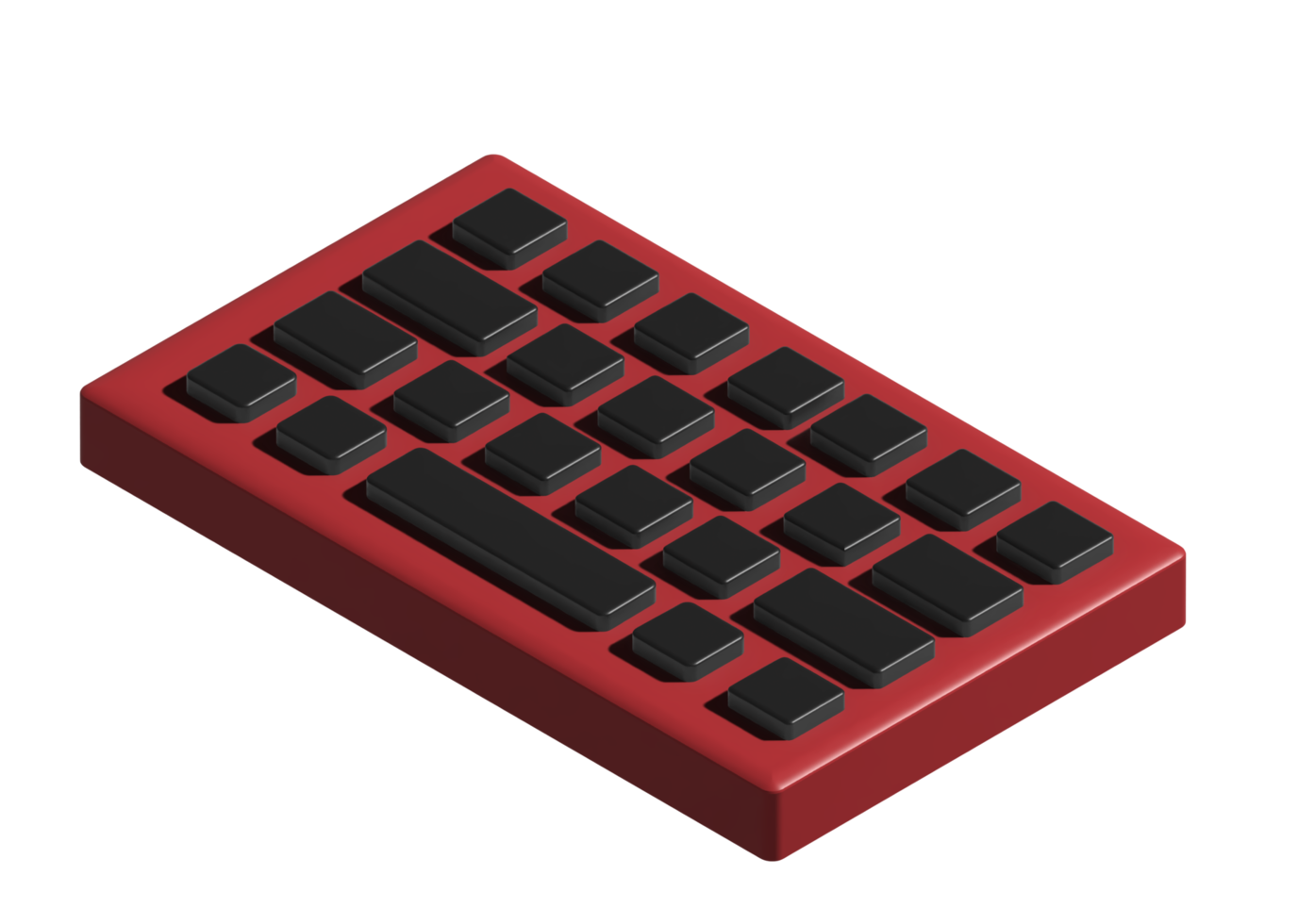 3d icono de teclado png