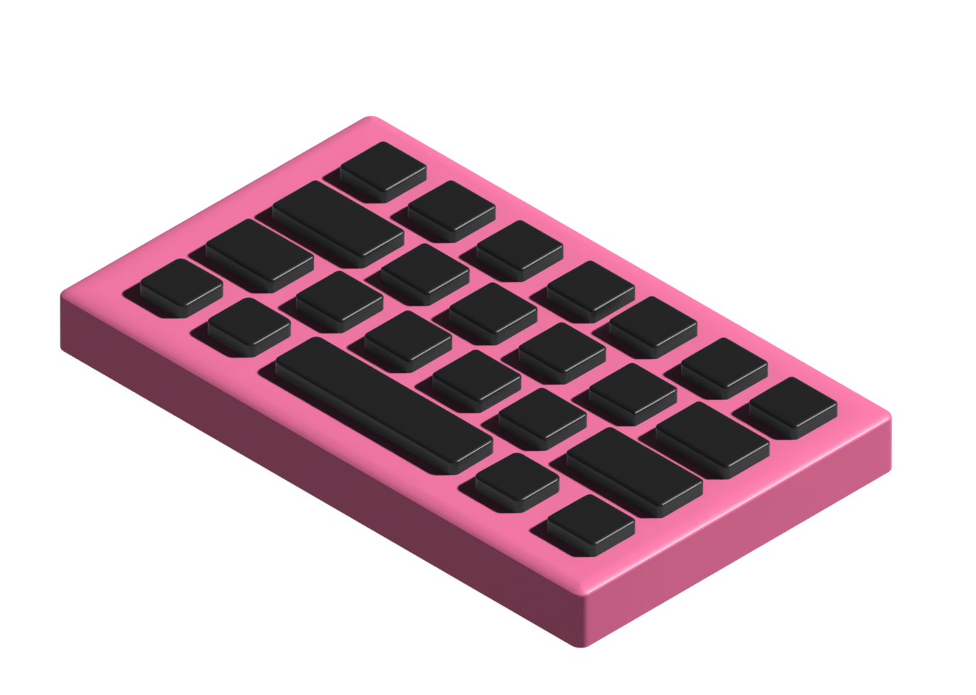 3d icono de teclado png