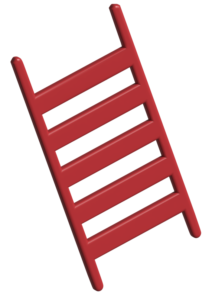 3d icono de escalera png