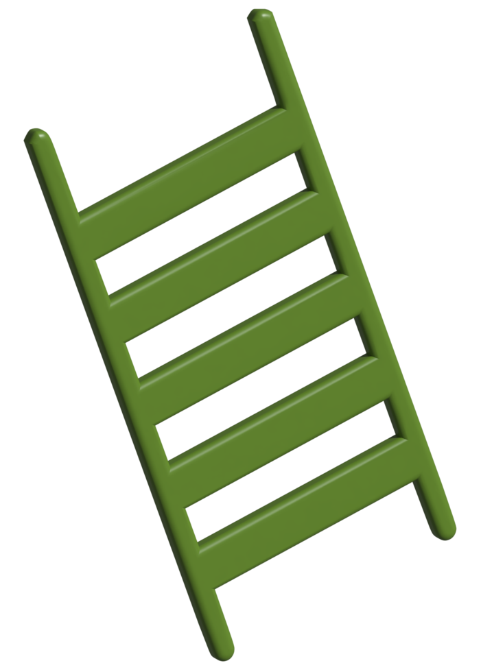 3d icon of ladder png