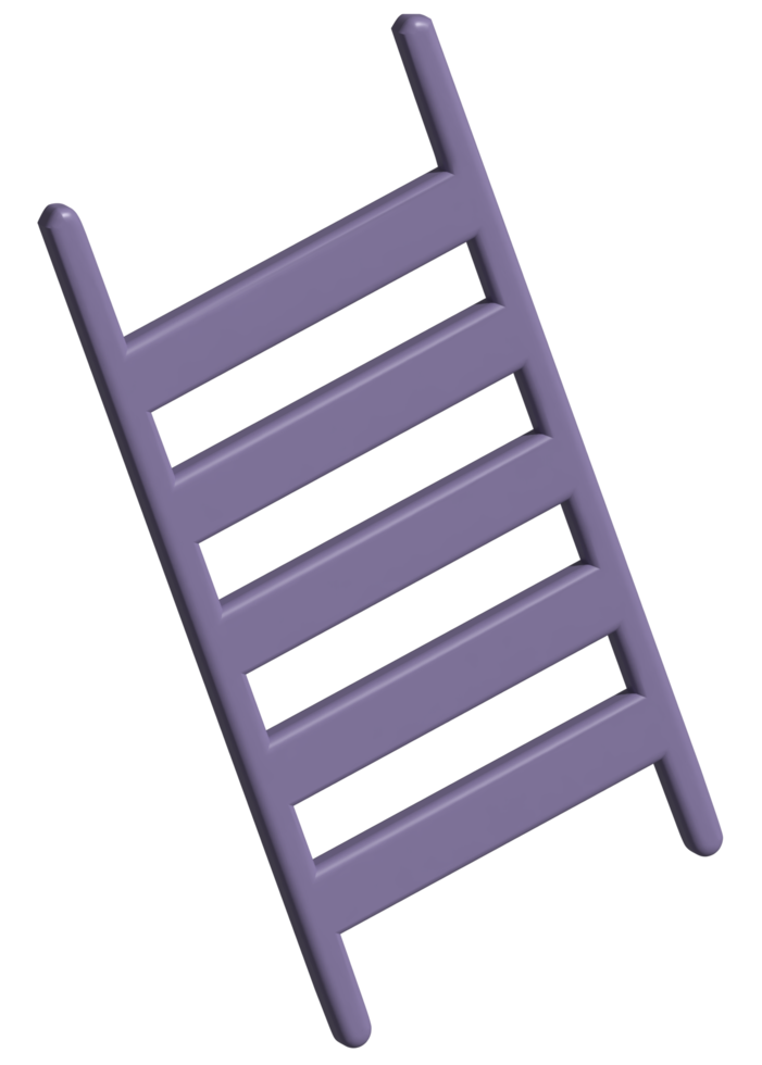 3d icon of ladder png