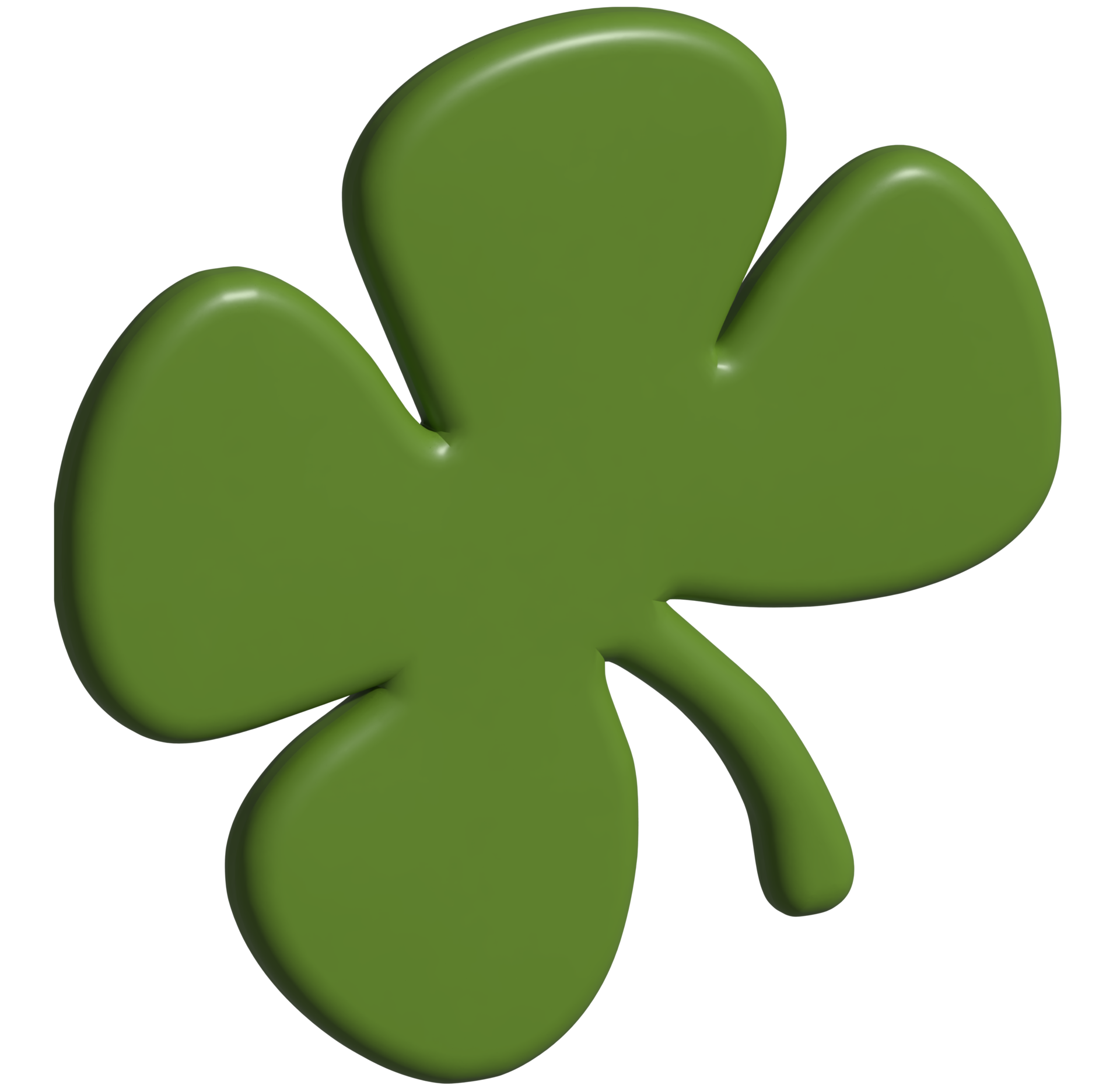 3d icon of clover leaf 18930830 PNG