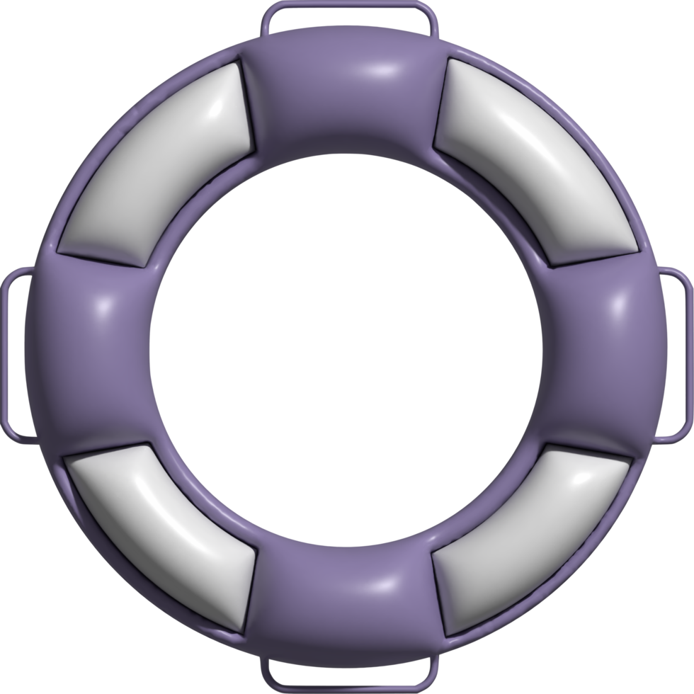 3d icon of life belt png