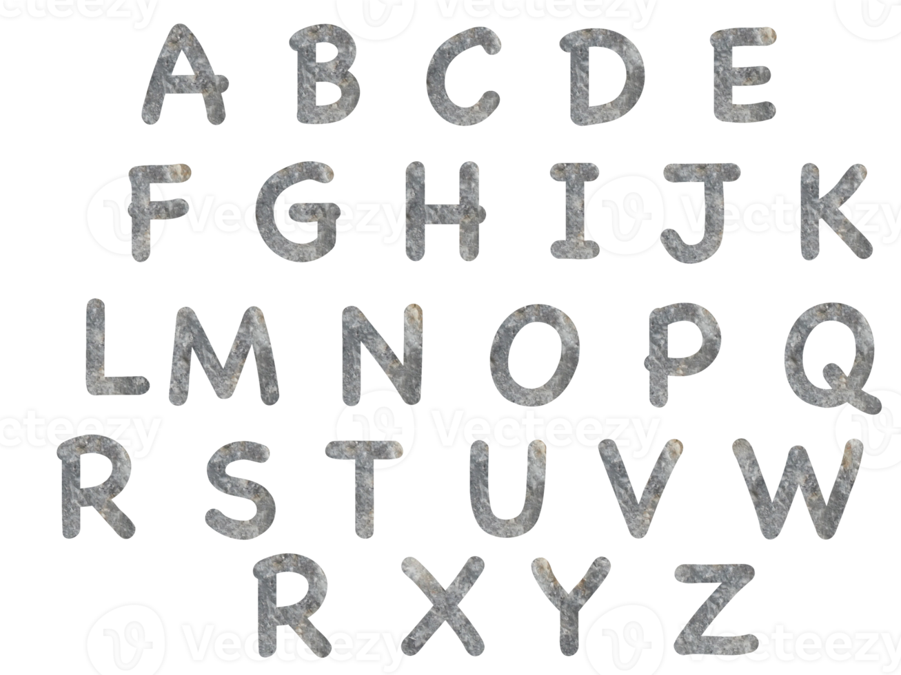 drawing Font, Set of Isolated png