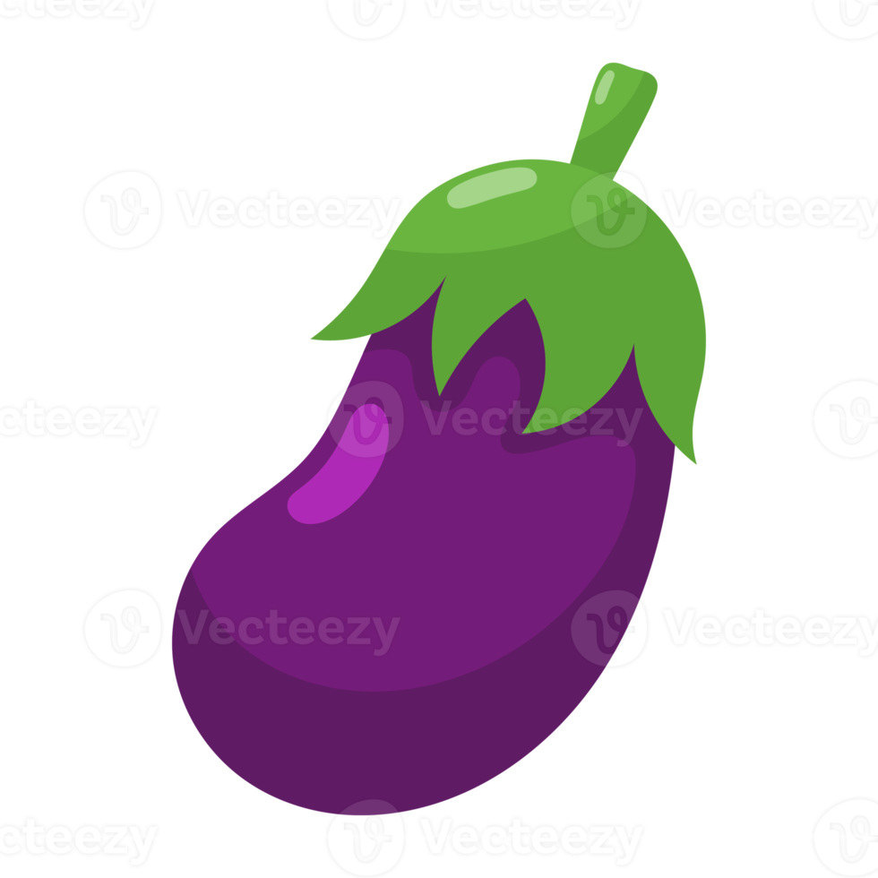 Cartoon Eggplant icon. png