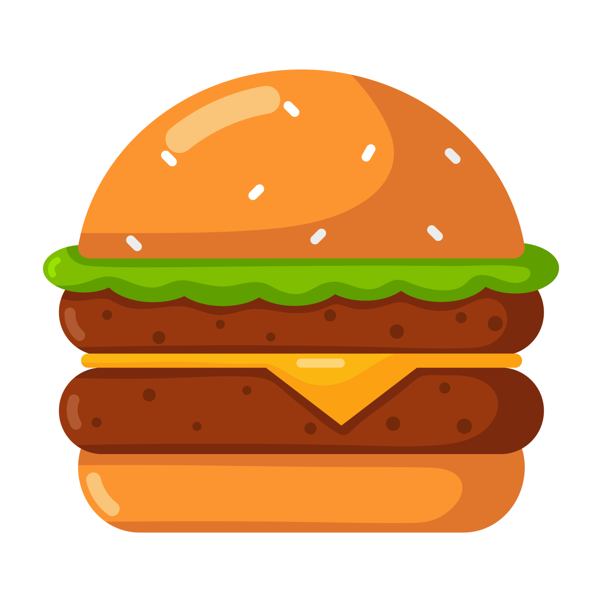 Free Cartoon Cheeseburger icon. 18931024 PNG with Transparent Background