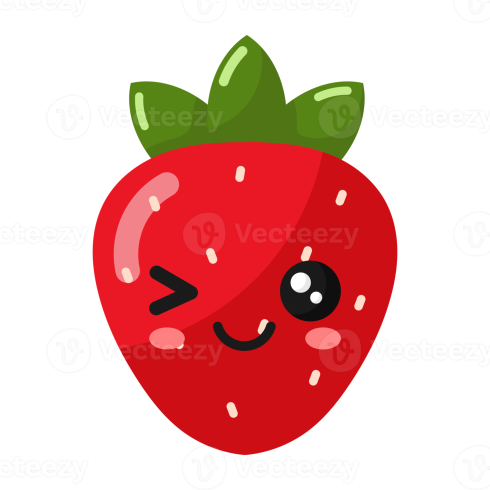 Cartoon Strawberry icon. png