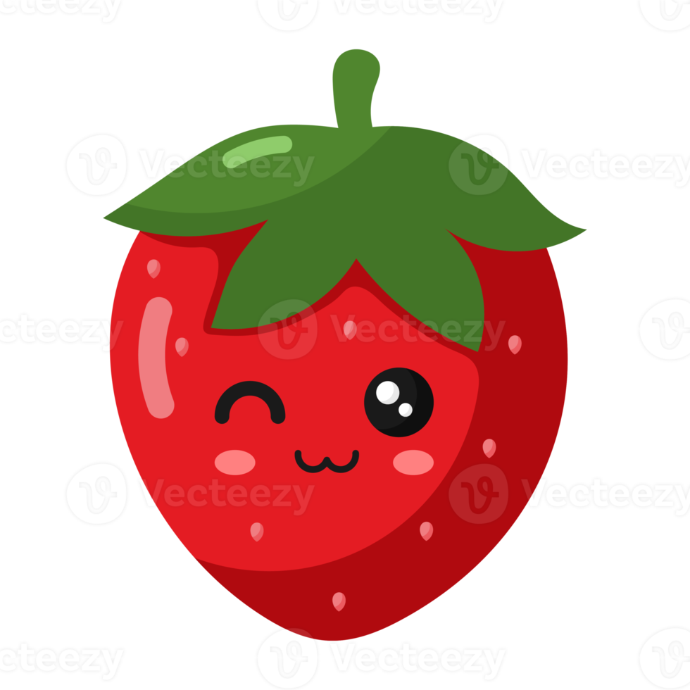 Cartoon Strawberry icon. png