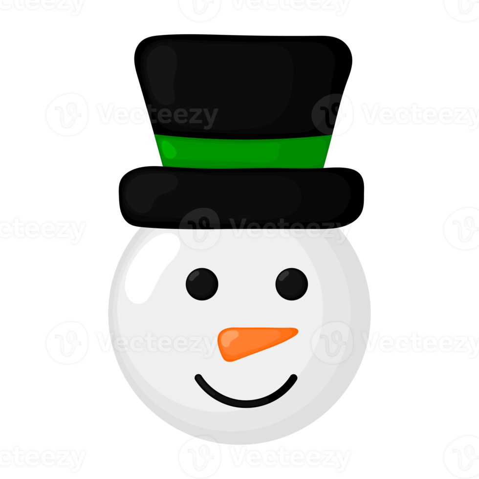 Frohe Weihnachten Schneemann-Symbol. png