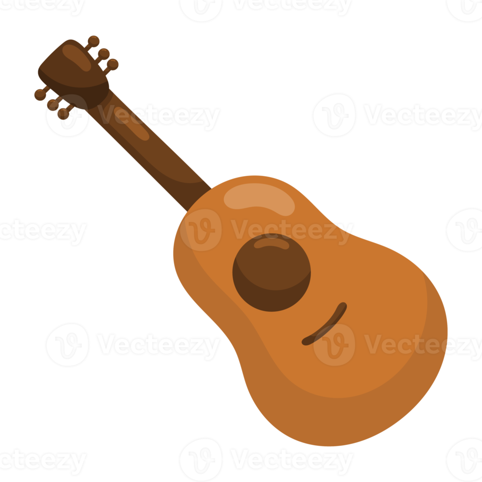 icono de guitarra de dibujos animados. png