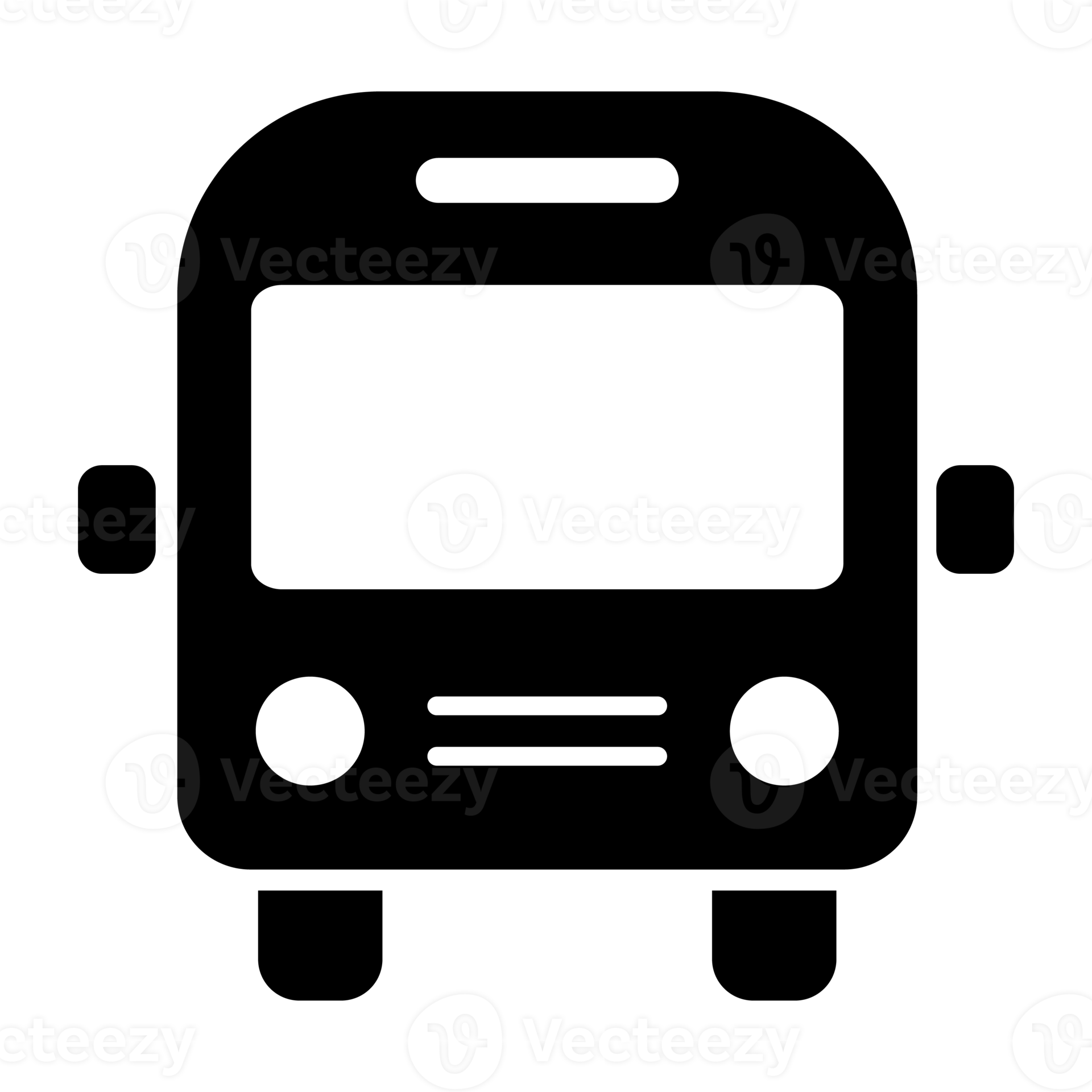 black Bus icon. 18931177 PNG