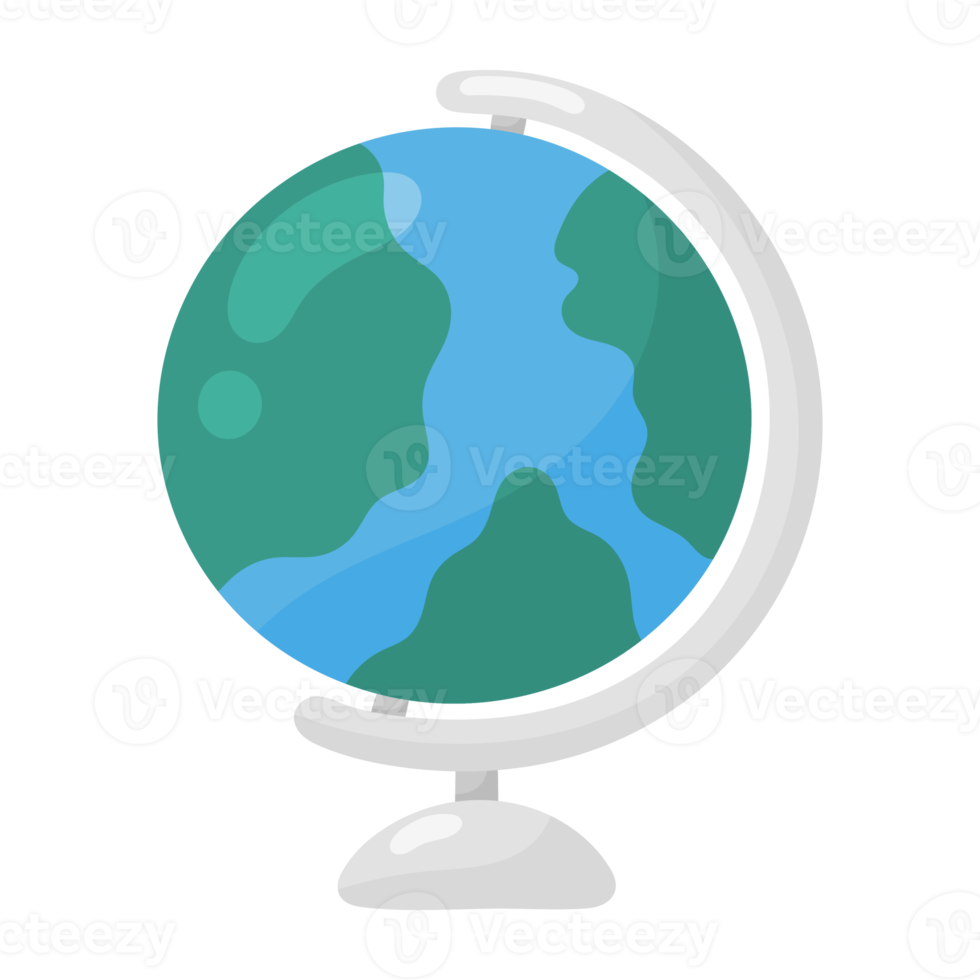 Earth globe model icon. png