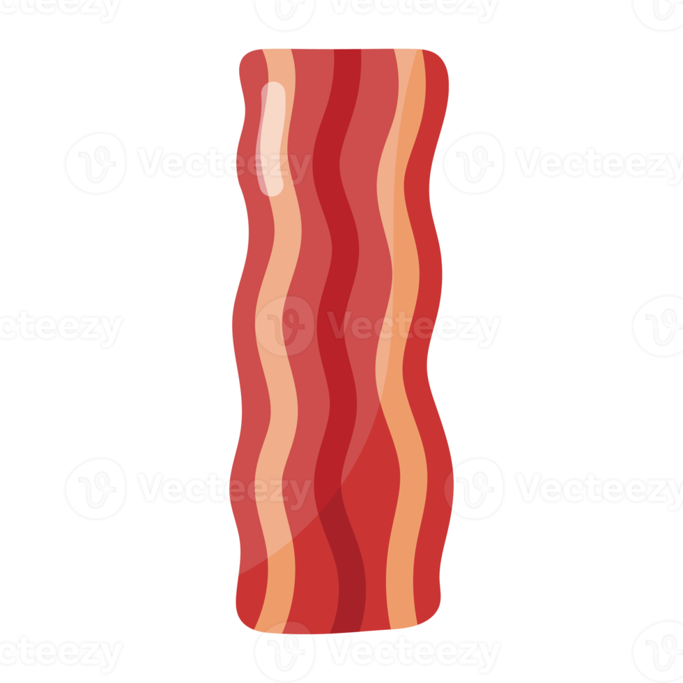 icône de dessin animé de bacon. png