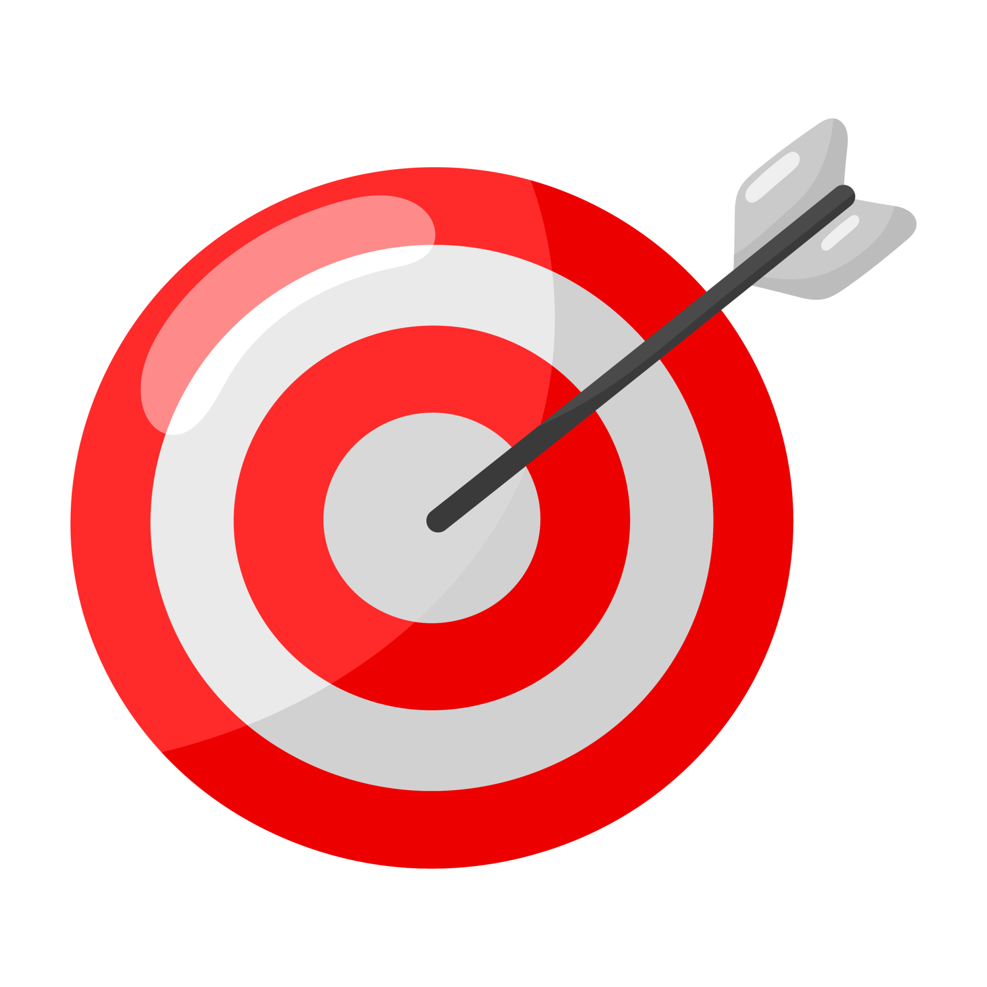 cible avec une icône plate de flèche 18931291 PNG