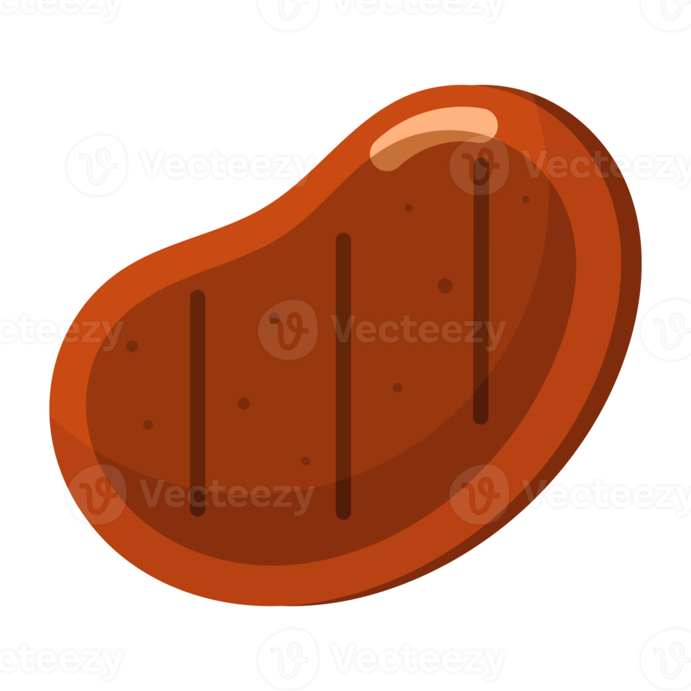 Cartoon Meat icon. 18931297 PNG