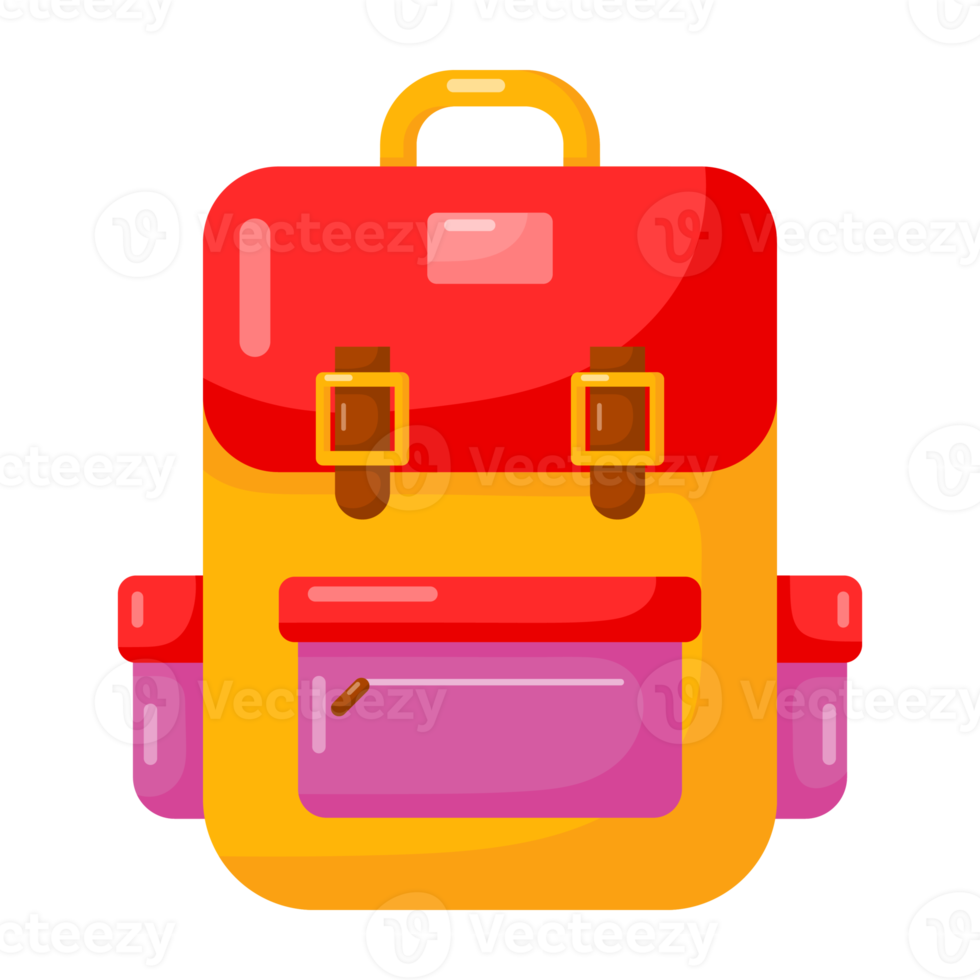 School backpack icon. png