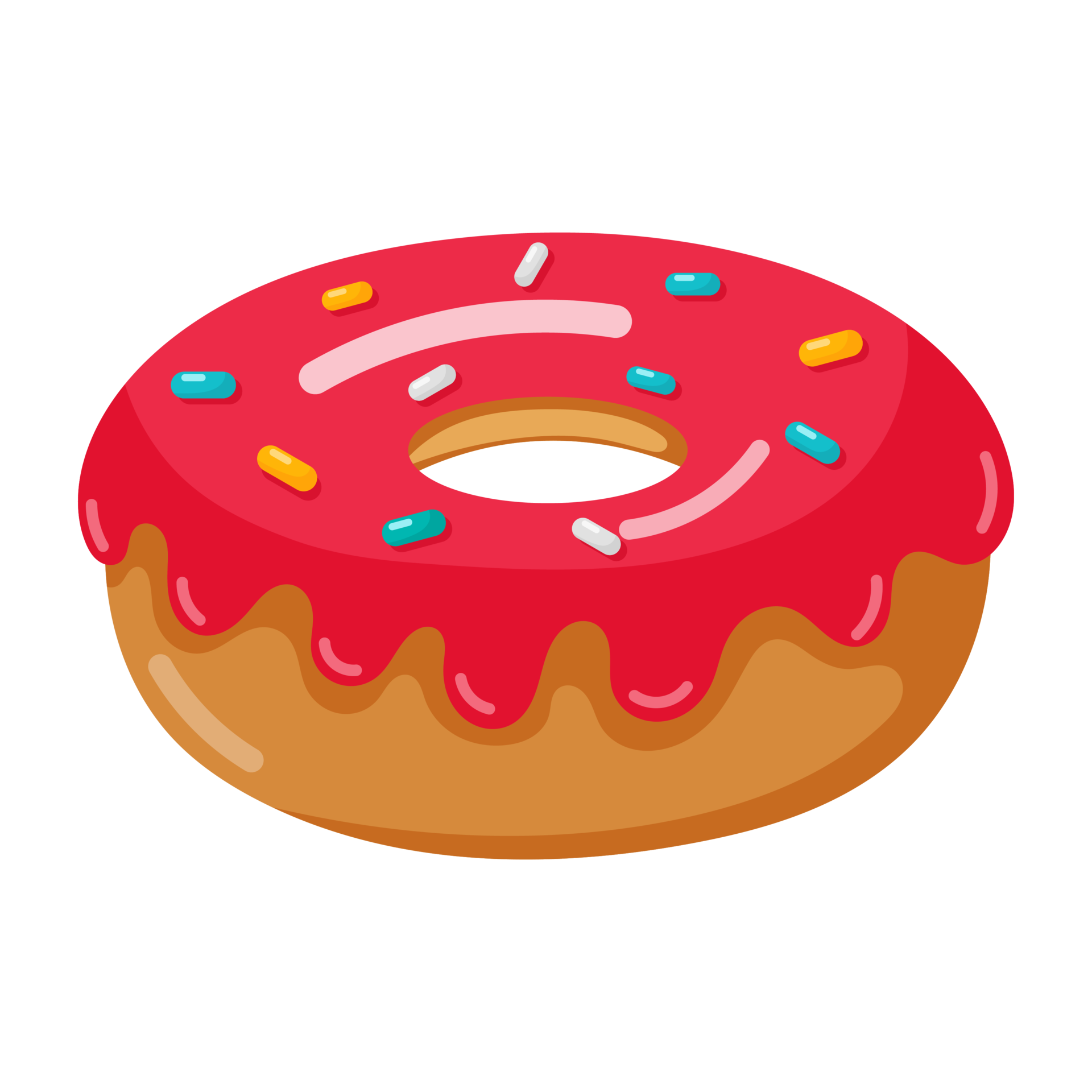 Free Cartoon Donut icon. 18931313 PNG with Transparent Background